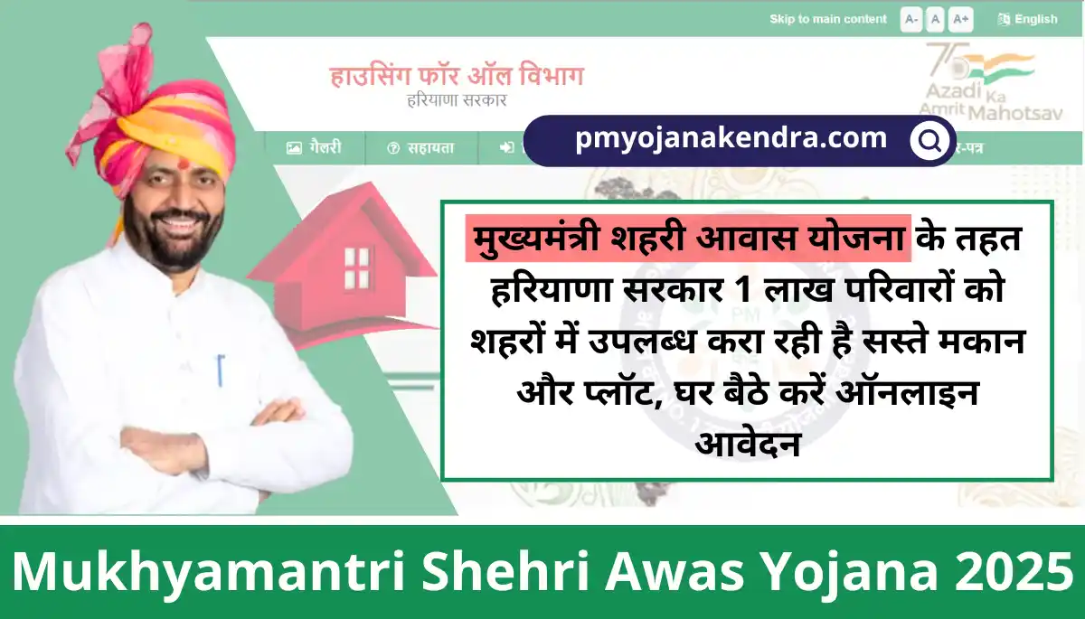 Mukhyamantri Shehri Awas Yojana 2025
